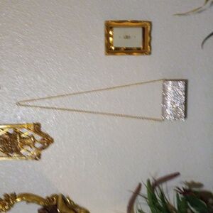 Ashro Elegant Gold and Cream Evening Clutch